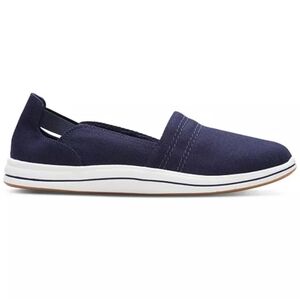 Clark's Cloudsteppers Breeze Step Slip On Womens Sneakers Navy Size 9 NEW